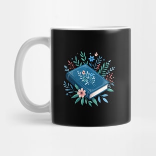 Floral Book Mug